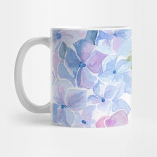 Watercolour Hydrangea Circle Mug